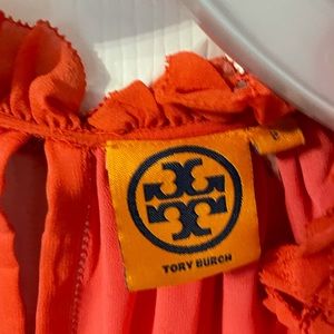 Coral maxi dress Tory Burch size 6